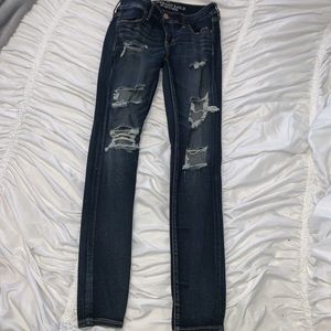 American Eagle ripped jeans
